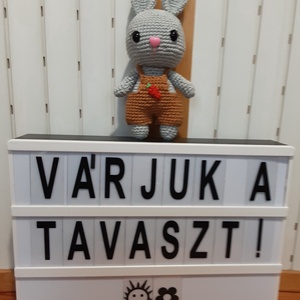 Horgolt nyuszi - játék & sport - plüssállat & játékfigura - nyuszi - Meska.hu