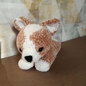 Horgolt corgi kutya - Meska.hu