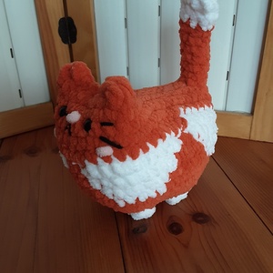 Horgolt amigurumi macska - játék & sport - plüssállat & játékfigura - cica - Meska.hu