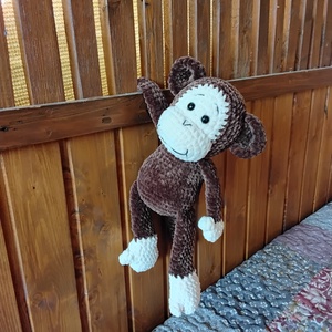 Horgolt amigurumi majom - Meska.hu