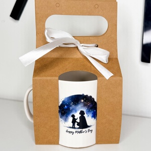 Anyák napi ajándék bögre - Csillagos anya-gyermek, Otthon & Életmód, Konyhafelszerelés, tálalás, Tálalás, Bögre & Csésze, Fotó, grafika, rajz, illusztráció, MESKA