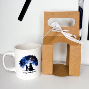 Anyák napi ajándék bögre - Csillagos anya-gyermek - otthon & életmód - konyhafelszerelés, tálalás - tálalás - bögre & csésze - Meska.hu