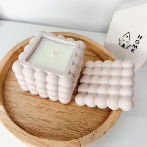 Bubble gyertyatartó és gyertya - otthon & életmód - gyertya, illat, aroma - gyertya - Meska.hu