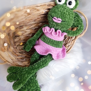 Bori plüss béka horgolásminta amigurumi, DIY (Csináld magad), Szabásminta, útmutató, Horgolási minta, Horgolás, MESKA