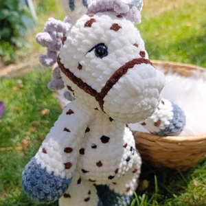 Hajnal plüss lovacska ló horgolásminta amigurumi - diy (csináld magad) - szabásminta, útmutató - horgolási minta - Meska.hu