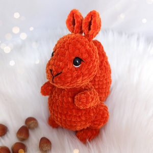 Horgolt plüss mókus amigurumi  - játék & sport - plüssállat & játékfigura - más figura - Meska.hu