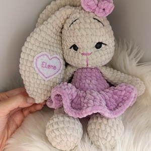 Lizbet horgolt plüss nyuszi amigurumi  - játék & sport - plüssállat & játékfigura - nyuszi - Meska.hu Lizbet horgolt plüss nyuszi amigurumi  - játék & sport - plüssállat & játékfigura - nyuszi - Meska.hu