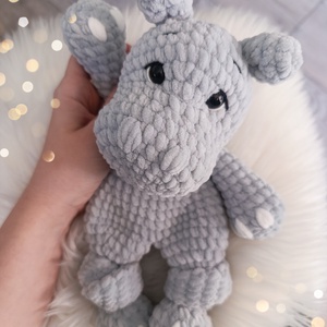 Szundi plüss víziló horgolásminta amigurumi - Meska.hu