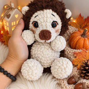 Bogyó plüss süni horgolásminta amigurumi - Meska.hu