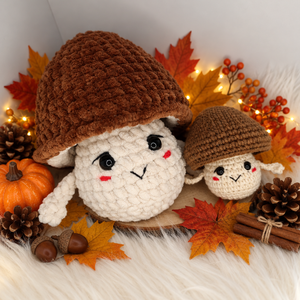 Erdei gomba horgolásminta amigurumi - Meska.hu