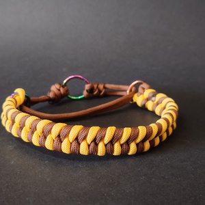 Paracord félfojtó nyakörv, Otthon & Életmód, Kisállatoknak, Kutyáknak, Kutya nyakörv, Csomózás, Fonás (csuhé, gyékény, stb.), MESKA