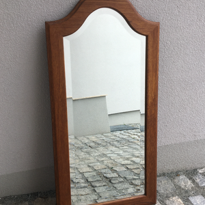 Fazettált gyönyörű tölgy tükör, 100 cm - otthon & életmód - dekoráció - tükör - Meska.hu