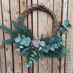 Ajtódísz, karácsonyi, Karácsony, Karácsonyi lakásdekoráció, Karácsonyi ajtódíszek, , MESKA