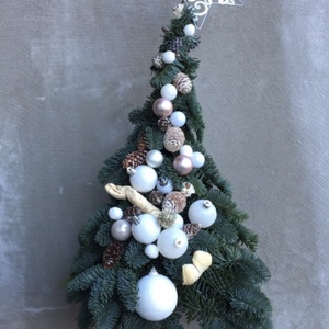 Karácsonyfa,  karácsonyi dekor, Karácsony, Karácsonyi lakásdekoráció, Karácsonyfa, grincsfa, , MESKA