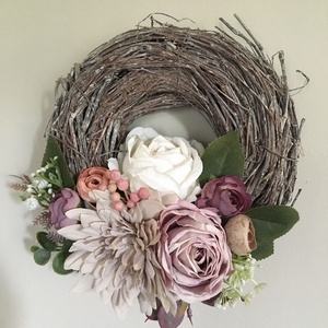 Tavaszi ajtódísz koszorú - otthon & életmód - dekoráció - ajtó- és ablak dekoráció - ajtódísz & kopogtató - Meska.hu