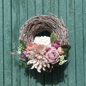Tavaszi ajtódísz koszorú - otthon & életmód - dekoráció - ajtó- és ablak dekoráció - ajtódísz & kopogtató - Meska.hu