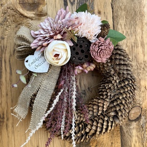 Toboz sírdísz, koszorú , 25 cm. - otthon & életmód - vallás - temetkezési tárgy - sírdísz, kegyeleti dísz - Meska.hu Toboz sírdísz, koszorú , 25 cm. - otthon & életmód - vallás - temetkezési tárgy - sírdísz, kegyeleti dísz - Meska.hu