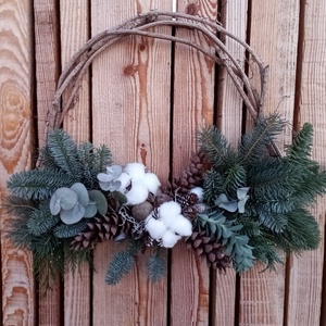 Ünnepi ajtódísz, Karácsony, Adventi díszek, Adventi ajtódísz, , MESKA