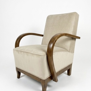 Új art deco fotel, fotelek, Otthon & Életmód, Bútor, Szék & Fotel, Varrás, Klasszikus, ritka art deco fotel a 30-as évekből. Jindrich Halabala tervező formajegyeit tükrözi, a..., MESKA