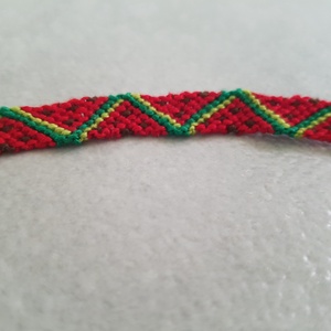 Csomózott dinnye karkötő - ékszer - karkötő - fonott karkötő - Meska.hu