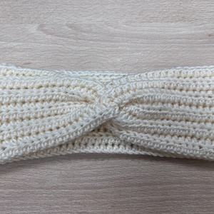 Horgolt fülvédő/fejpánt - ruha & divat - sál, sapka, kendő - fejpánt - Meska.hu