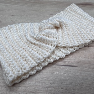 Horgolt fülvédő/fejpánt - Meska.hu