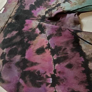 Batikolt pamut rövid leggings M  - ruha & divat - női ruha - nadrág - Meska.hu