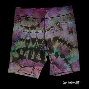 Batikolt pamut rövid leggings S, Ruha & Divat, Női ruha, Nadrág, Festészet, Festett tárgyak, MESKA