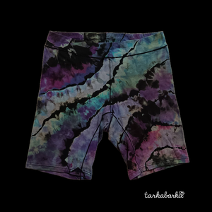 Batikolt pamut rövid leggings S, Ruha & Divat, Női ruha, Nadrág, Festészet, Festett tárgyak, MESKA