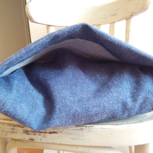 Sárközi díszítő elemmel festett farmer díszpárna -  - Meska.hu