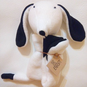 Fekete-fehér polár alvó kutya - Meska.hu