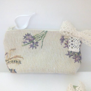 Levendula mintás papírzsebkendő tartó -  - Meska.hu