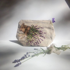 Levendula mintás nesszeszer - Meska.hu