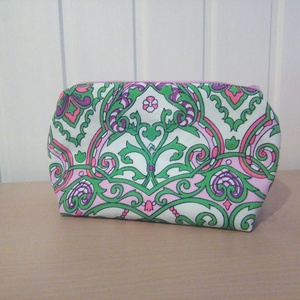 Lila virágos nesszeszer - Meska.hu