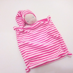 Rózsaszín-fehér csíkos alvóka -  - Meska.hu