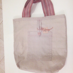 Bélelt natúr szatyor -  - Meska.hu