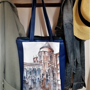 Shopper táska a Vatikánnal - táska & tok - bevásárlás & shopper táska - shopper, textiltáska, szatyor - Meska.hu