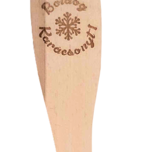 Karácsonyi mintás fakanalak - Meska.hu