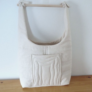 Táska, női táska, bevásárlótáska , shopping táska, natural, fafüllel, egyedi, nagy táska, textil táska - táska & tok - bevásárlás & shopper táska - shopper, textiltáska, szatyor - Meska.hu
