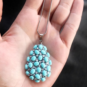 Barokk stílusú medál - ékszer - nyaklánc - medál - Meska.hu