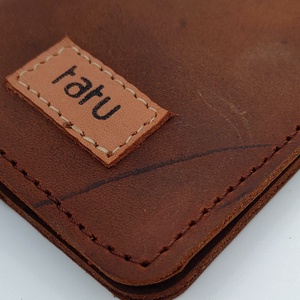 DOUBLE férfi kártyatartó irattartó monogrammal kiegészíthető - táska & tok - pénztárca & más tok - kártyatartó & irattartó - Meska.hu