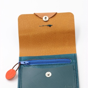 tatu Mini  bőr pénztárca kártyatartó - táska & tok - pénztárca & más tok - pénztárca - női pénztárca - Meska.hu