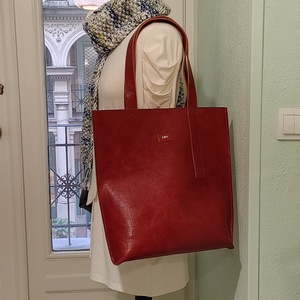 CLASSIC tatu TOTE bag oldaltaska shopper bőr táska - táska & tok - kézitáska & válltáska - nagy pakolós táska - Meska.hu