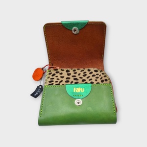 tatuDesign GUBA mini pénztárca, Táska & Tok, Pénztárca & Más tok, Pénztárca, Női pénztárca, Bőrművesség, Varrás, MESKA