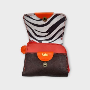 tatuDesign GUBA mini pénztárca, Táska & Tok, Pénztárca & Más tok, Pénztárca, Női pénztárca, Bőrművesség, Varrás, MESKA