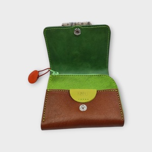 tatuDesign GUBA mini pénztárca, Táska & Tok, Pénztárca & Más tok, Pénztárca, Női pénztárca, Bőrművesség, Varrás, MESKA