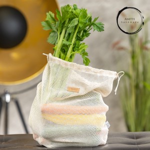 3 db Pamuthálós piaci zsák , Táska & Tok, Bevásárlás & Shopper táska, Zöldség/Gyümölcs zsák, , MESKA
