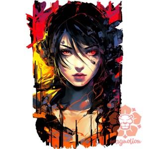 Anime cyberpunk fantázia v5 - ruha & divat - férfi ruha - férfi pulóver - Meska.hu