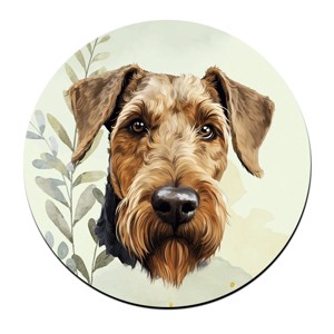 Welsh terrier portré mintás bögre alátét, , , MESKA