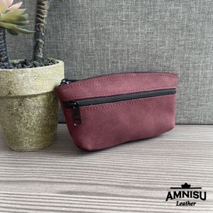 Bordó kettő cipzáras kulcstartó B5015 - táska & tok - kulcstartó & táskadísz - kulcstartó - Meska.hu